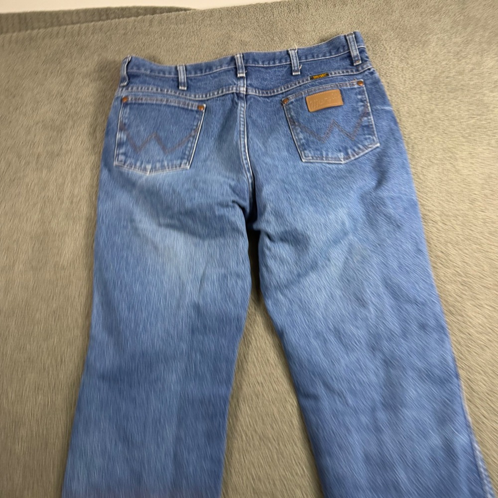 Wrangler Cowboy Cut Slim Fit Jeans 936PWD Medium Wash Blue 36x32 Mens Denim